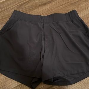 2 pair of BCG light weight athletic shorts/ one gray & one black / like new/ L